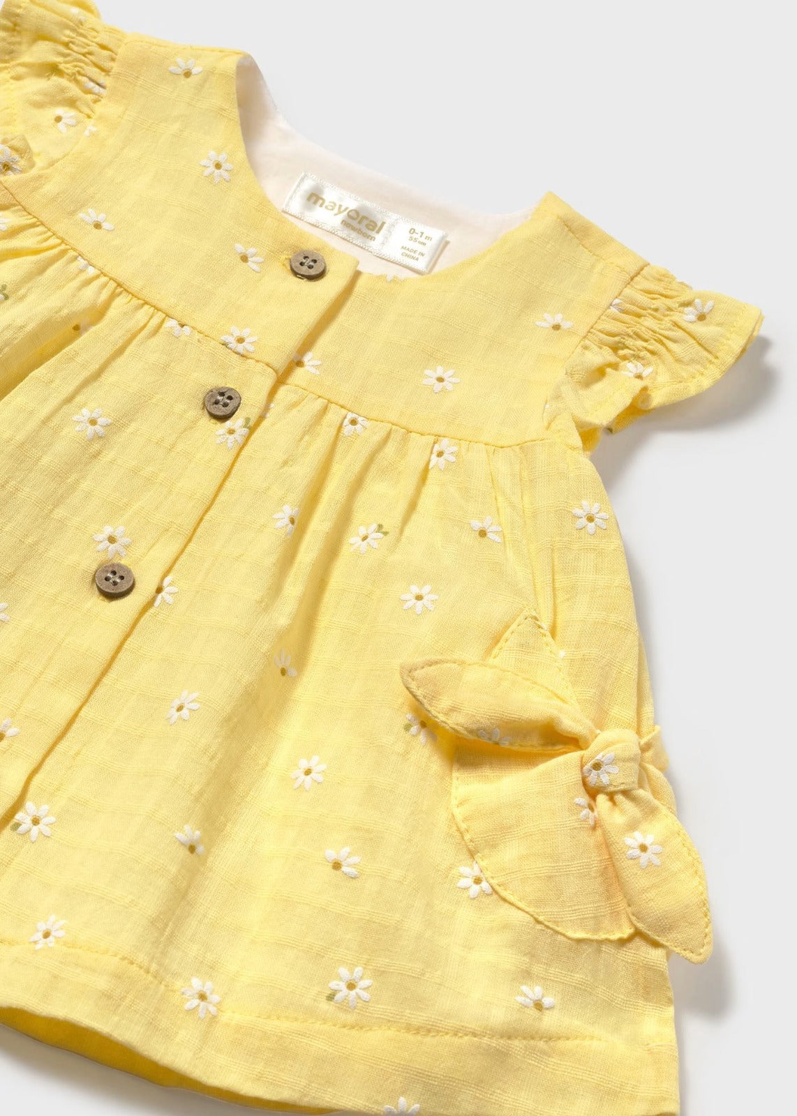 Vestido de flores amarillo - Mayoral