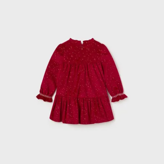 Vestido Invierno Rojo Moño - Mayoral