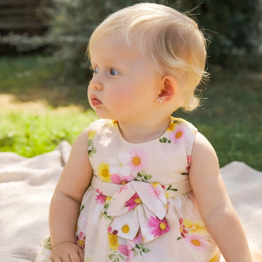 Vestido de flores girasol - Mayoral