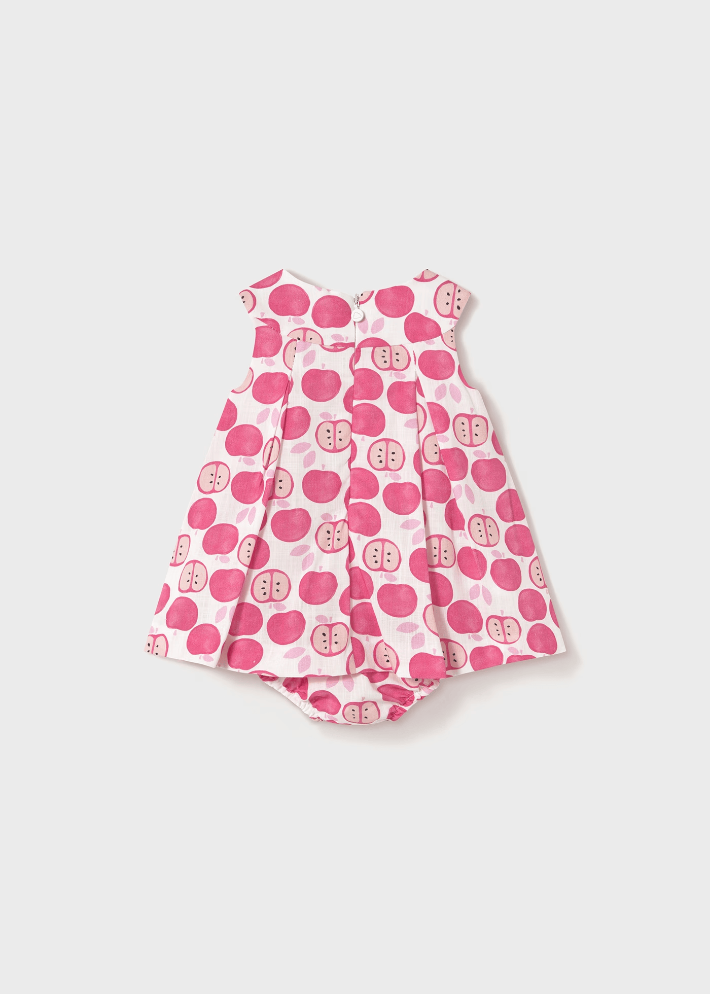 Vestido con cubrepañal frutas - Mayoral
