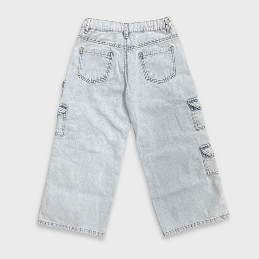 Pantalón de mezclilla cargo