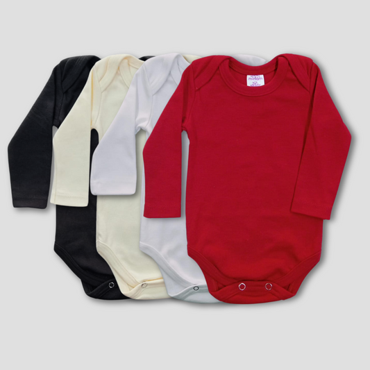 Set de 4 pañaleros manga larga