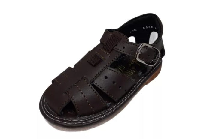 Huaraches de piel cerrado - Kinder