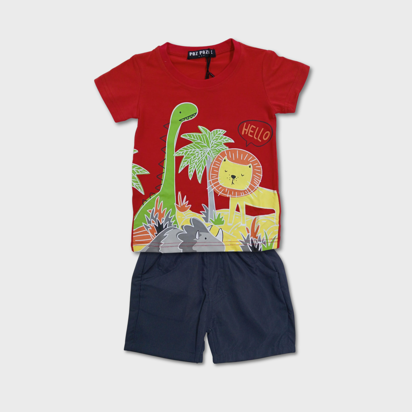 Conjunto de shorts animales