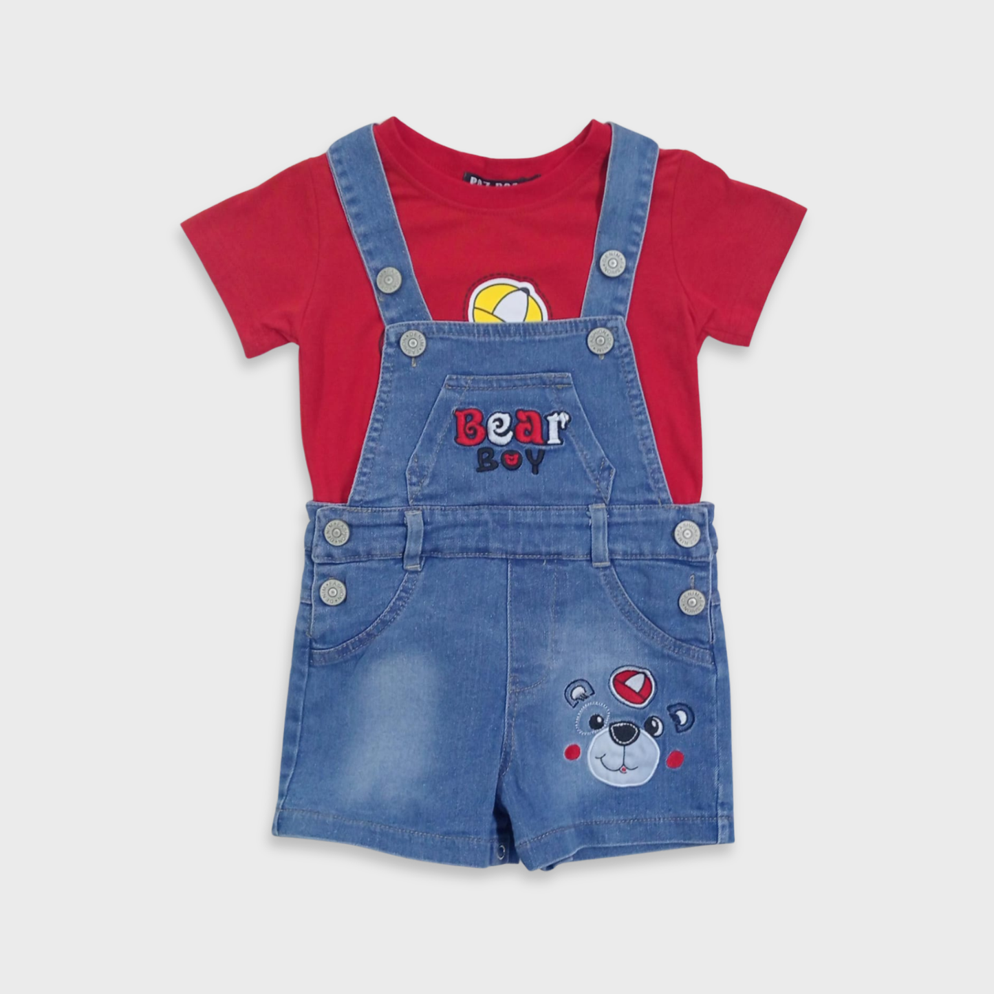 Conjunto de overol oso