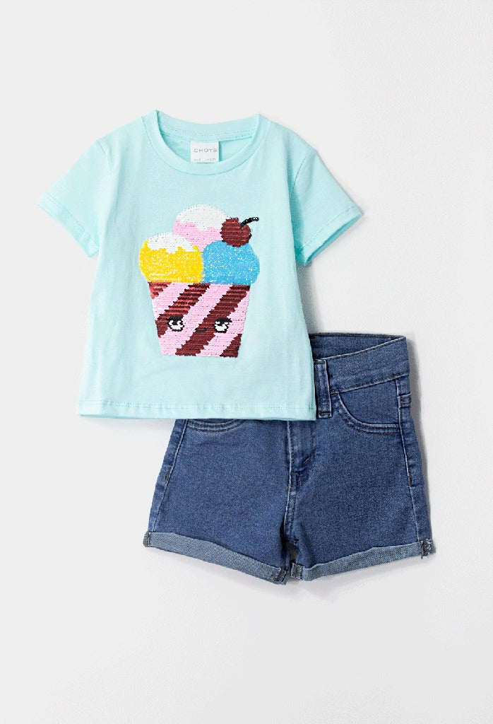 Conjunto de 2 piezas cupcake