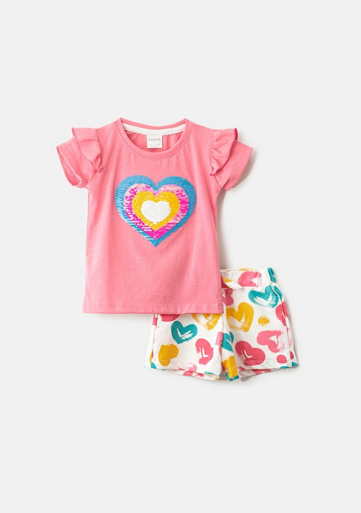 Conjunto de 2 piezas corazón