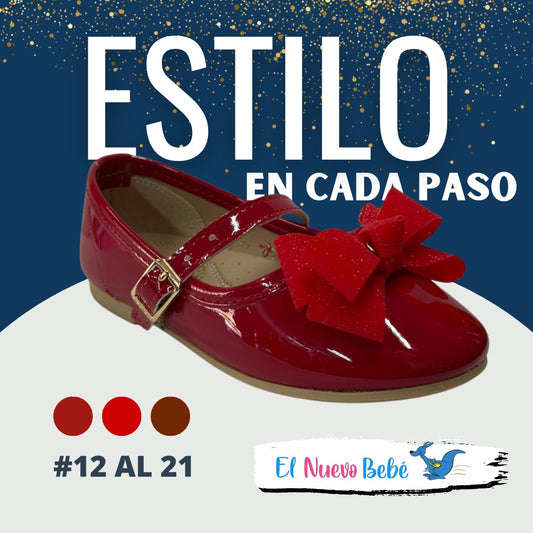 Balerina con moño y hebilla