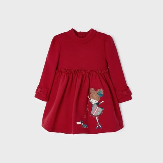 Vestido Invierno Rojo - Mayoral