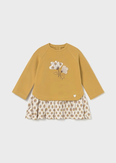 Vestido invierno estampado - Mayoral