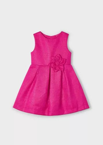 Vestido liso flor