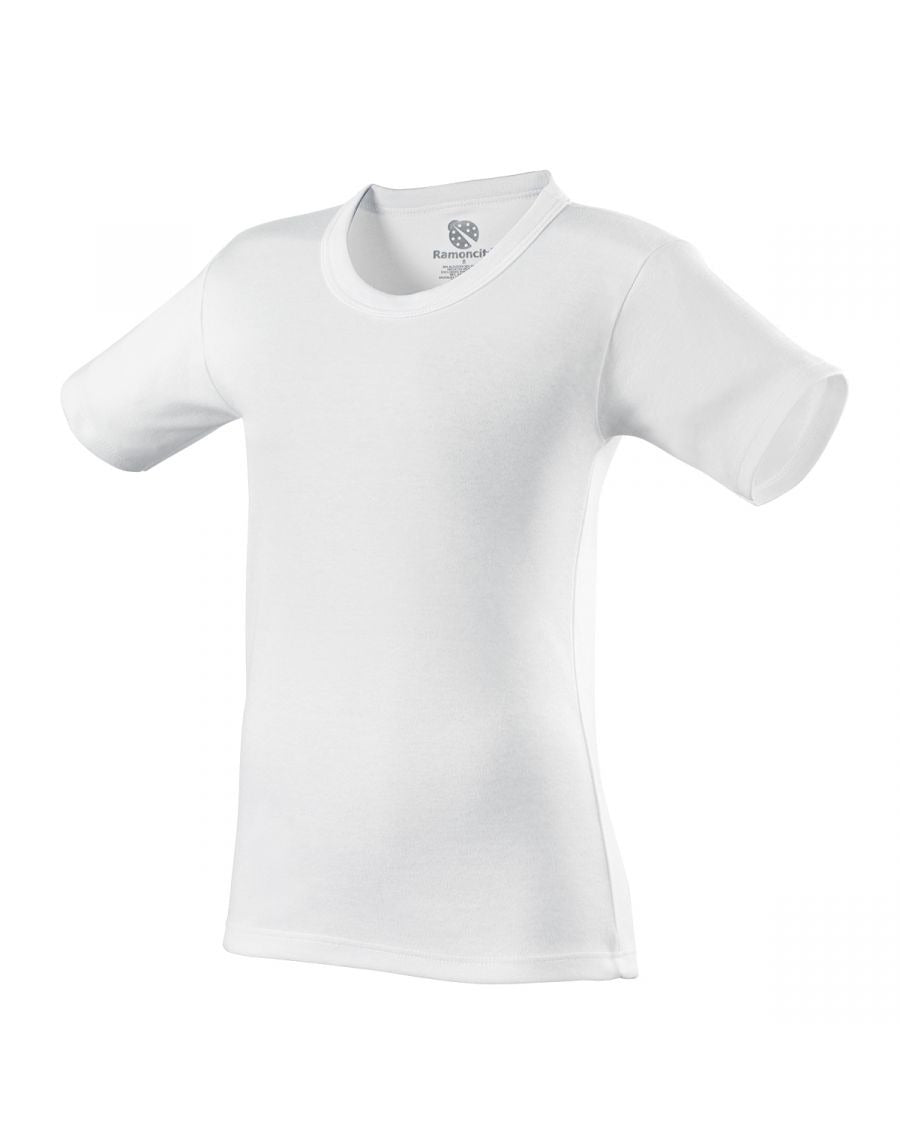 set de 3 camisetas manga corta cuello redondo de niño