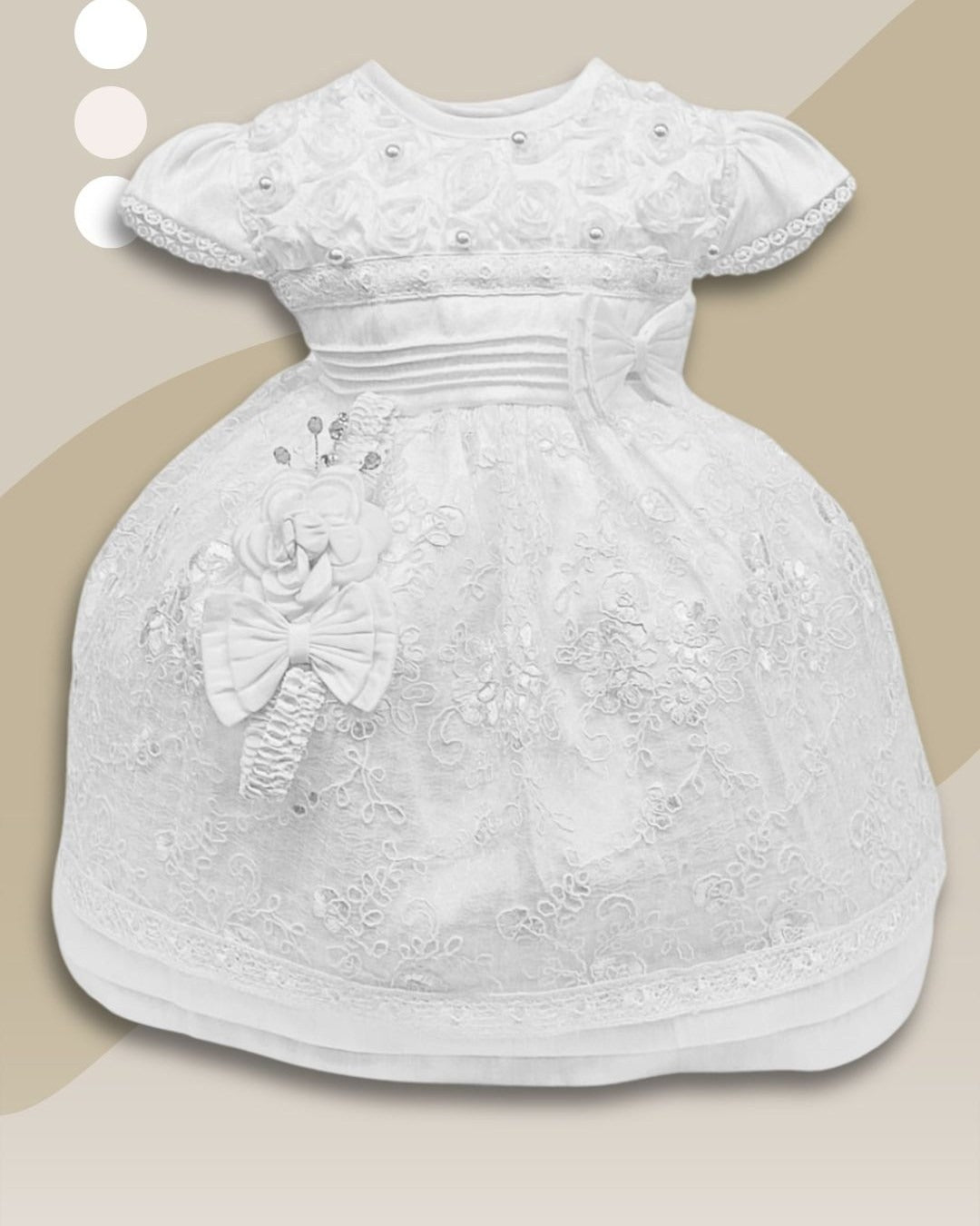 Vestido de bautizo estilo 402