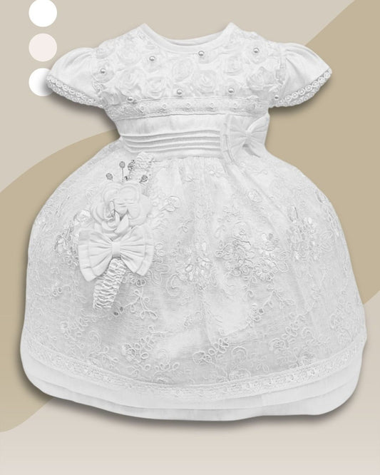 Vestido de bautizo estilo 402