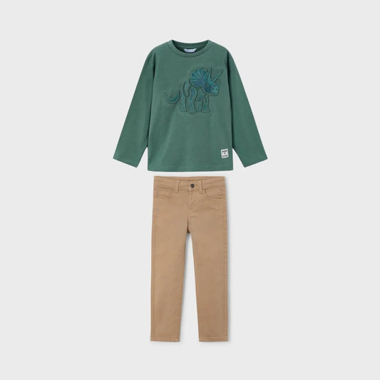Conjunto playera dinosaurio - Mayoral