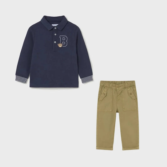Conjunto pantalon playera polo - Mayoral