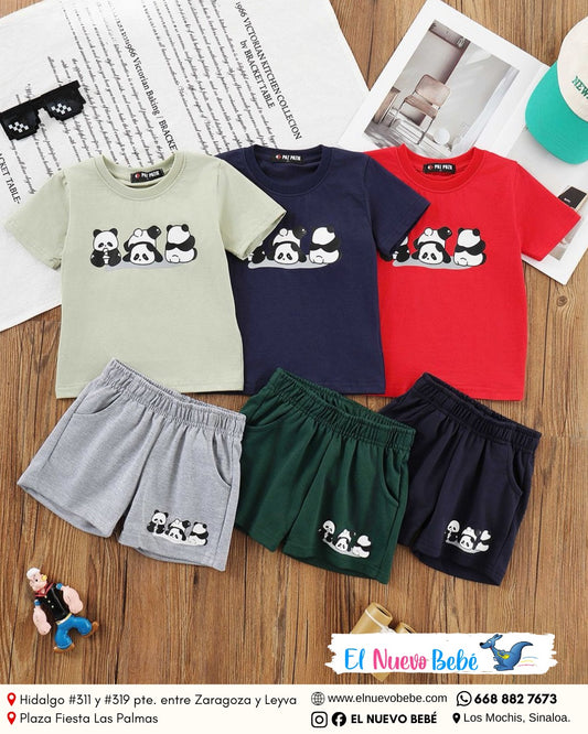 Conjunto Pandas - Poz Pozik